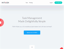Tablet Screenshot of hitask.com